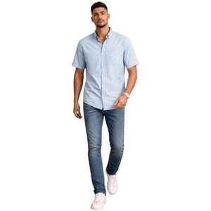 George Sky Blue Casual Shirt